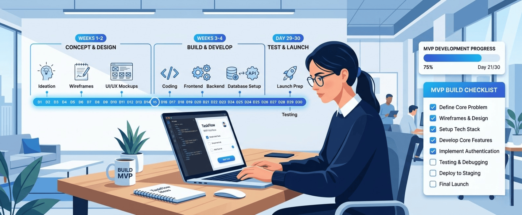how to build an MVP in 30 days