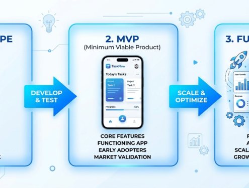 MVP vs prototype vs full product
